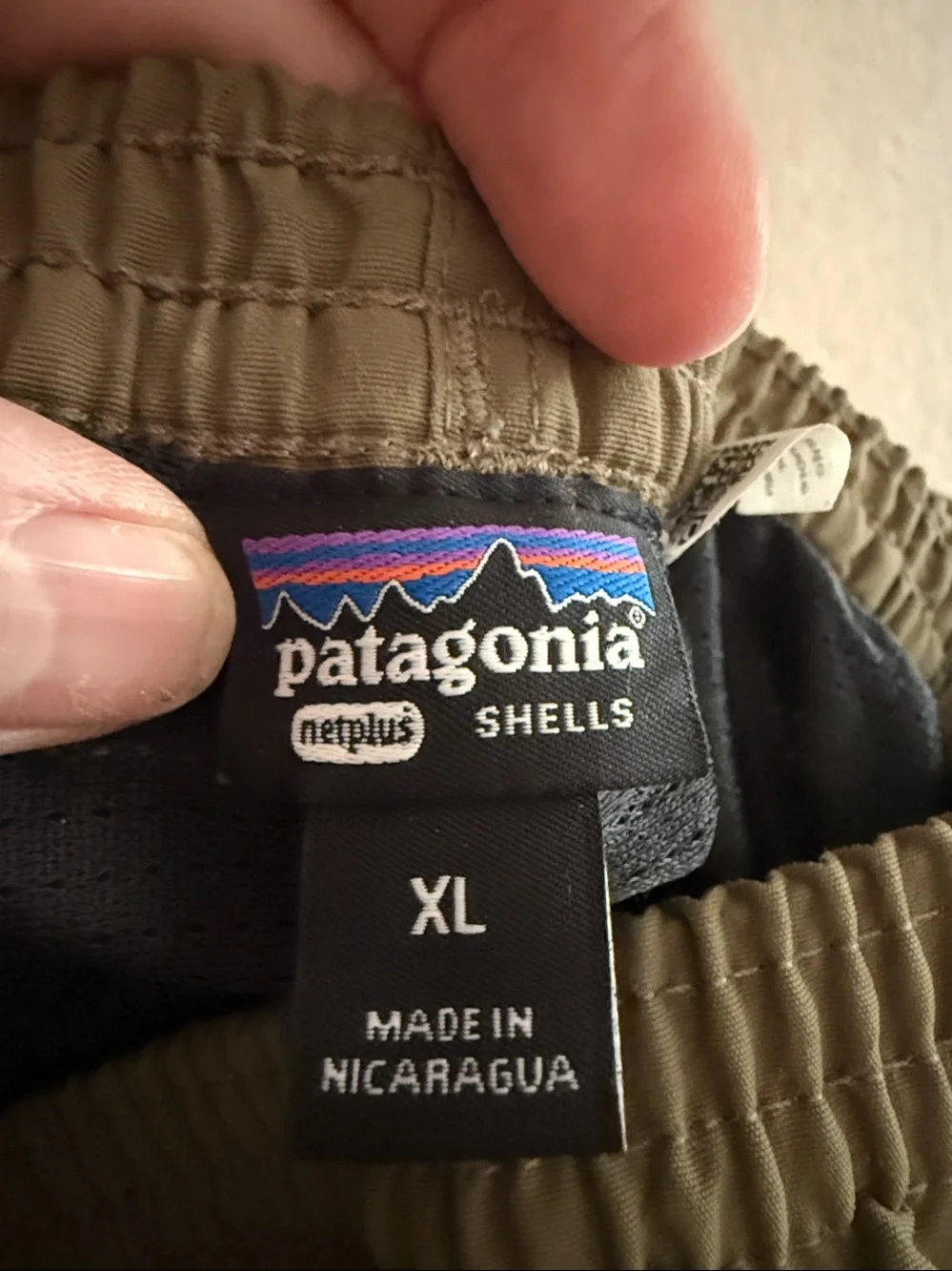 Patagonia 7” Long Baggies Shorts Size XL